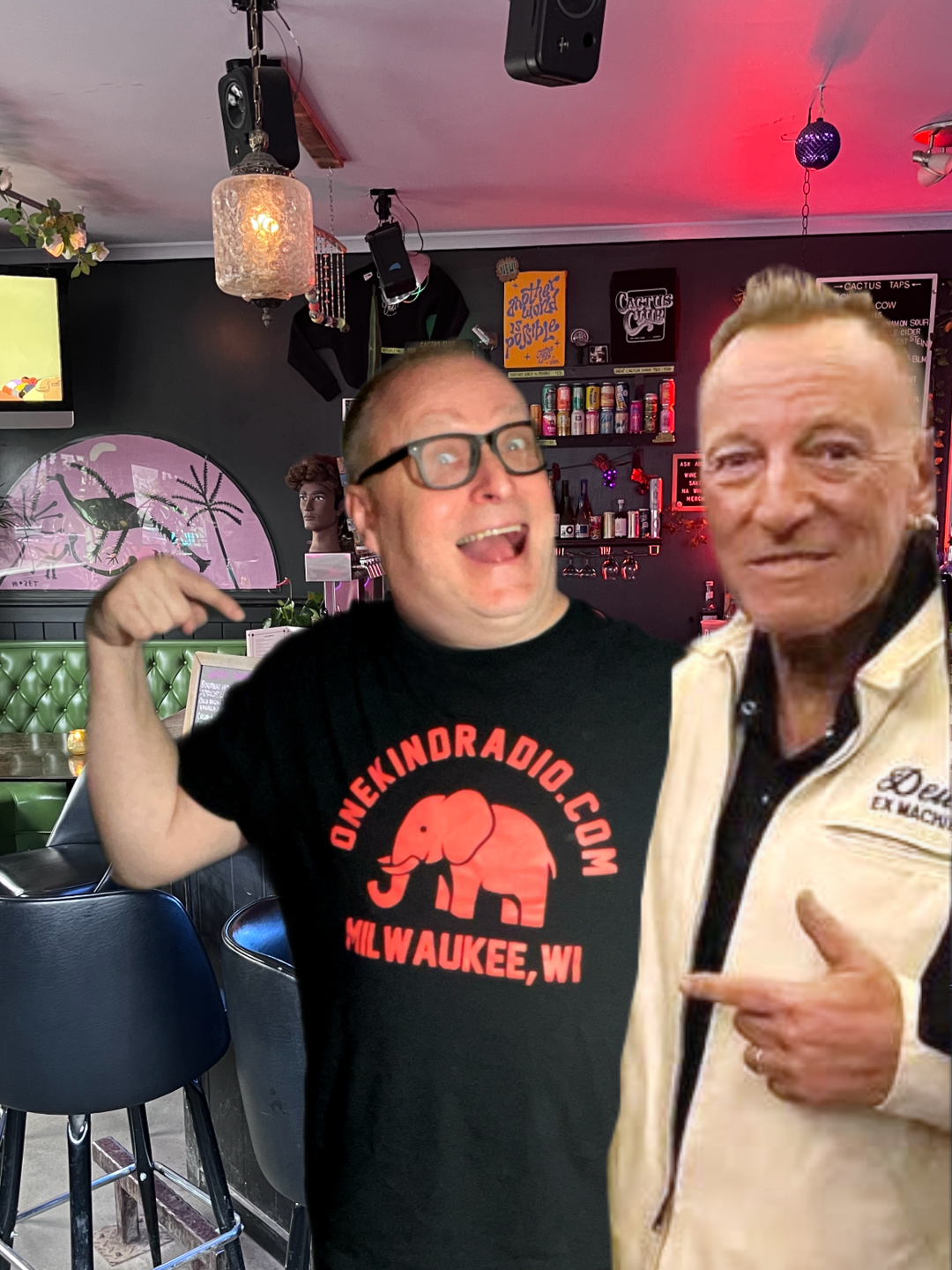 Size Large - Official OKR T-Shirt (Black Shirt/ Vermillion Silk Screen)